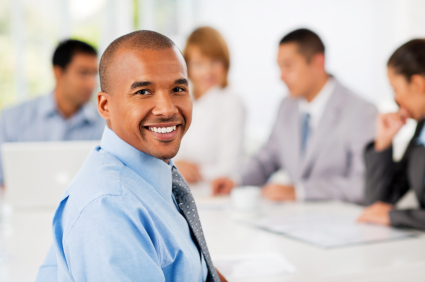 Successful group of businesspeople working together on a meeting.  The focus is on the African man looking at the camera in the foreground. 

[url=http://www.istockphoto.com/search/lightbox/9786622][img]http://dl.dropbox.com/u/40117171/business.jpg[/img][/url]

[url=http://www.istockphoto.com/search/lightbox/9786738][img]http://dl.dropbox.com/u/40117171/group.jpg[/img][/url]